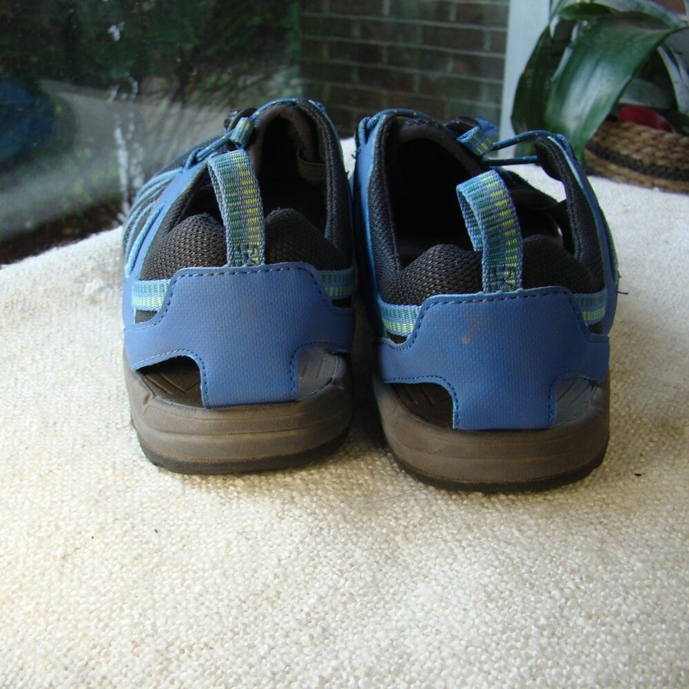 Teva black and blue Manatee hiking pool river Sport Sandal, Size 5 - Picture 4 of 7